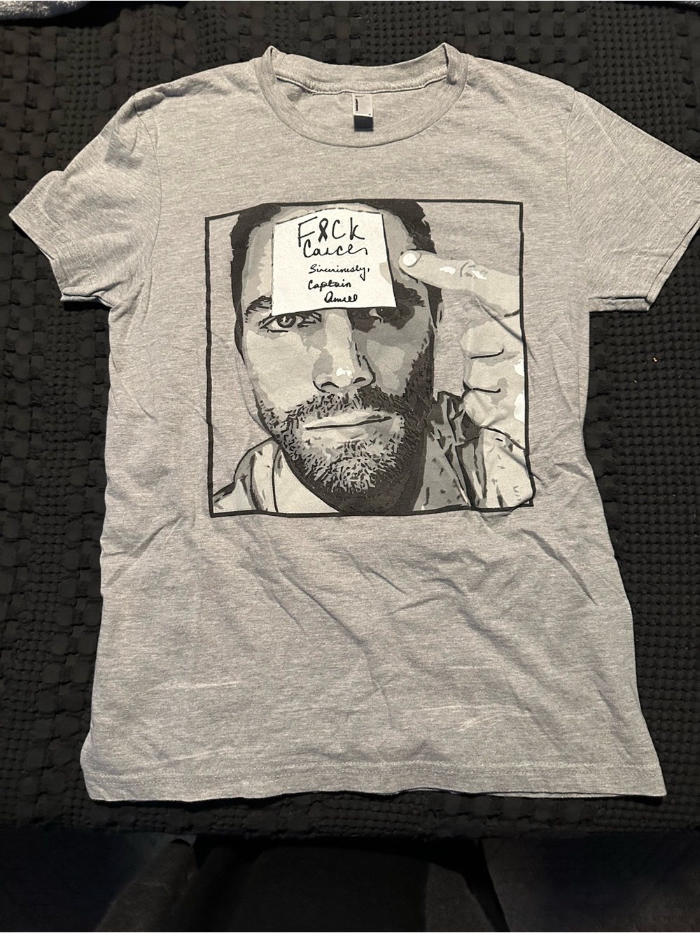 Stephen Amell F&CK Cancer T-Shirt - First Represent Campaign